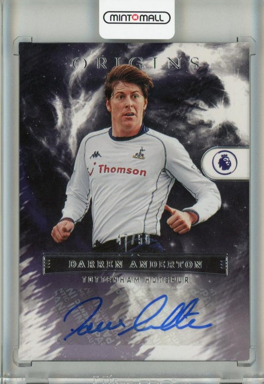 2022-23 Panini Chronicles Origins Premier League Soccer Darren Anderton autograph card 47 out of 50