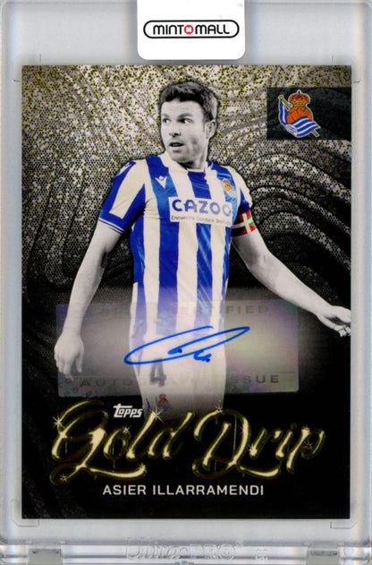 2022-23 Topps Real Sociedad team set autograph card signed by Asier Illarramendi