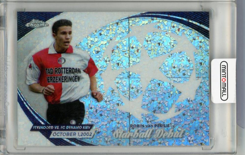 2023-24 Topps Chrome Ronin Van Persie Feyenoord soccer trading card used condition