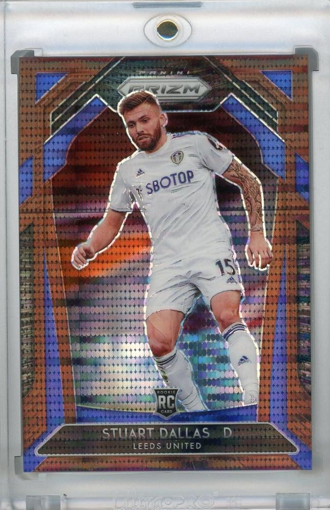 2020-21 Panini Prizm Premier League Breakaway Stuart Dallas Leeds United Base Bronze Card 15 of 25