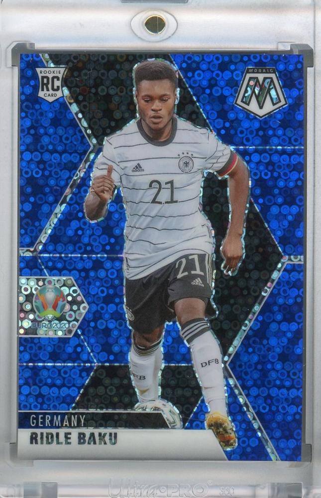 2021 Panini Mosaic UEFA Euro 2020 Ridle Baku Germany base circles blue parallel card serial 02 out of 99
