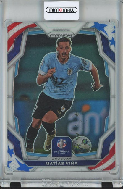 2024 Panini Prizm Copa America Matias Vina Stars and Stripes Prizm soccer card number 10119 of 24