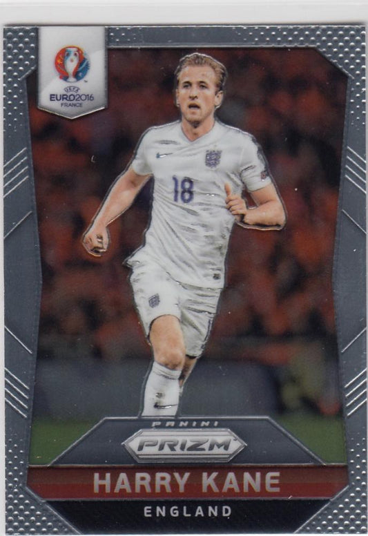 2016 Panini Prizm EURO Soccer Harry Kane Base trading card featuring Harry Kane
