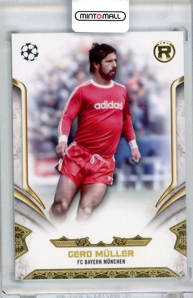 2025 TOPPS UEFA Champions League trading card of Gerd Muller #22 from FC Bayern Munchen