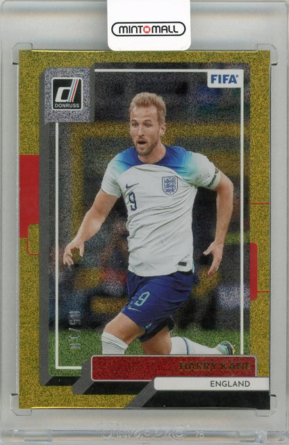 2022-23 Panini Donruss Soccer Harry Kane Gold card serial 5 of 10 from England