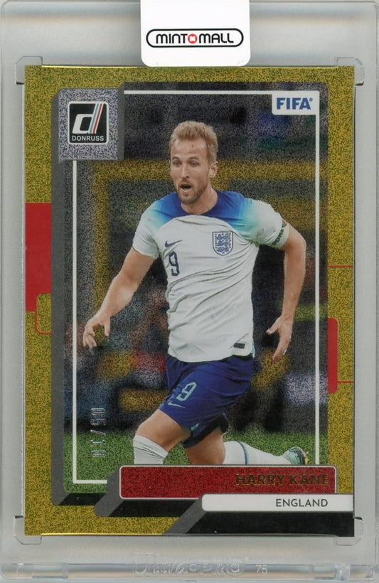 2022-23 Panini Donruss Soccer Harry Kane Gold card serial 5 of 10 from England
