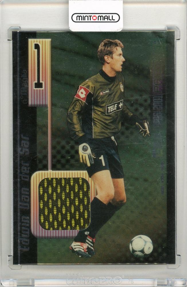 2000-01 Panini Calcio trading card of Edwin van der Sar in Juventus uniform