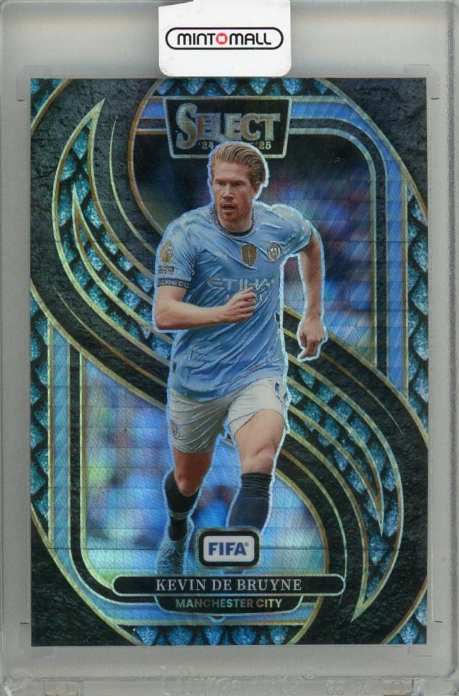 2024-25 PANINI SELECT FIFA Kevin De Bruyne #124 Jade Dragon Scale numbered 18 of 28 from Manchester City