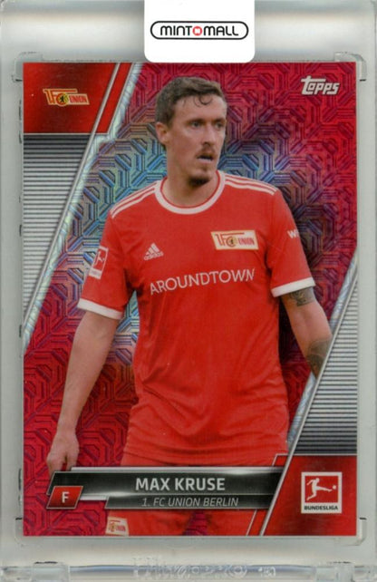 2021-22 Topps Bundesliga Japan Edition Max Kruse #11 Base Chrome Mojo Red Parallel card FC Union Berlin