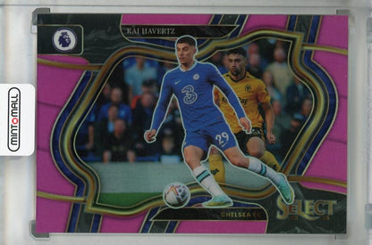 2022-23 Panini Select Premier League Chelsea FC Kai Havertz Base Field Level Pink Parallel card number 32 of 99