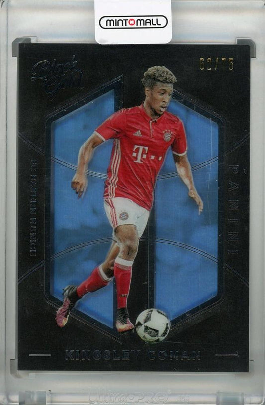 2016-17 Panini Black Gold Kingsley Coman FC Bayern Munich Uncommon Parallel Card Serial 62 of 75