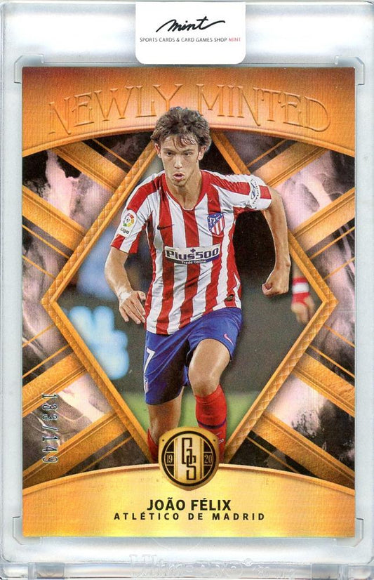 2019-2020 Panini Gold Standard Soccer Joao Felix newly minted card serial number 133 of 149