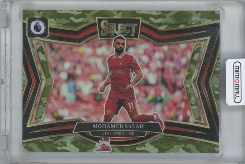 2024-25 PANINI Select English Premier League Camo card #221 Mohamed Salah Liverpool FC 103 of 150