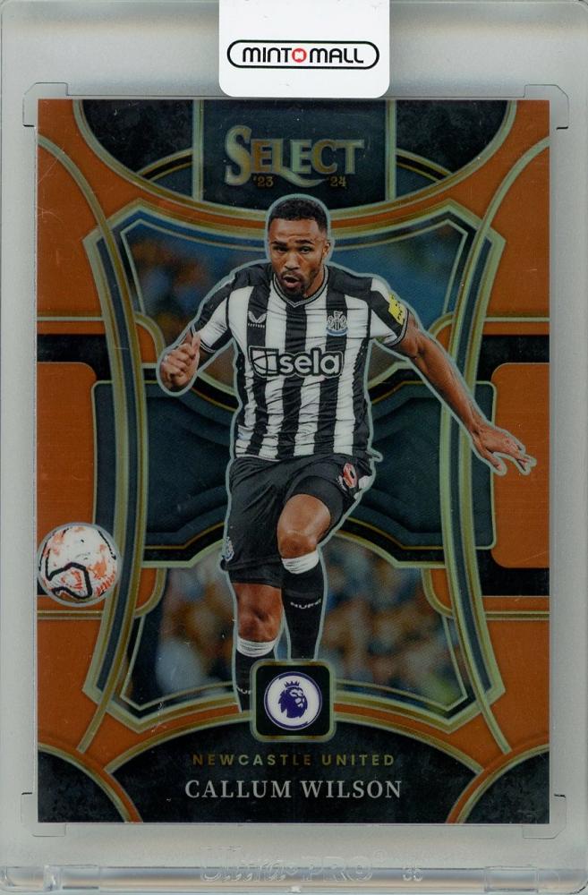2023-24 PANINI Select English Premier League Callum Wilson Orange #172 trading card from Newcastle United