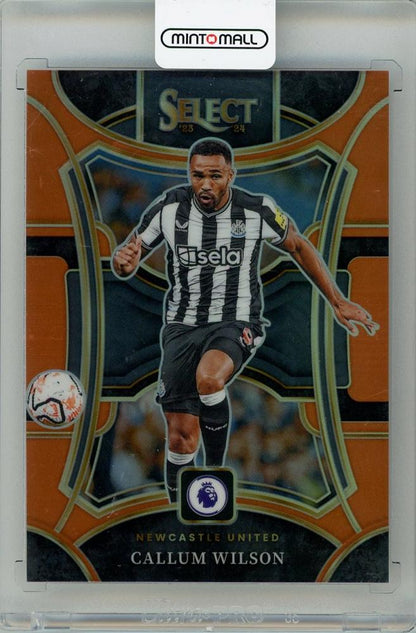 2023-24 PANINI Select English Premier League Callum Wilson Orange #172 trading card from Newcastle United