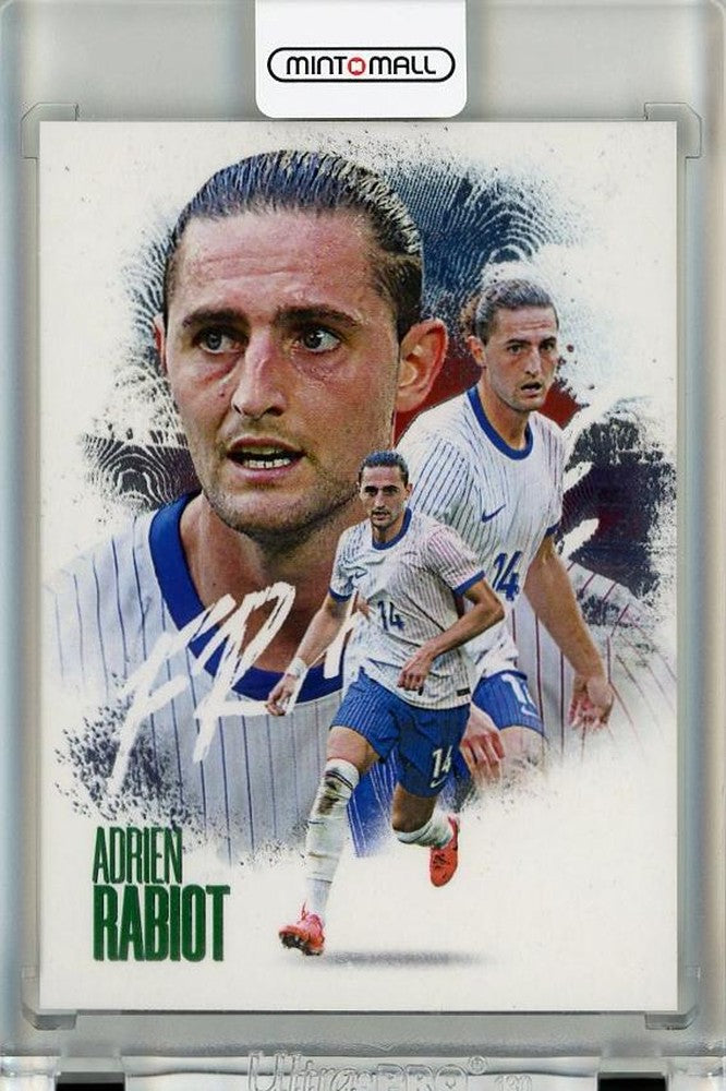 2024 Futera FX Series 2 Adrien Rabiot Midfielders Emerald collectible football card FXB10004/22
