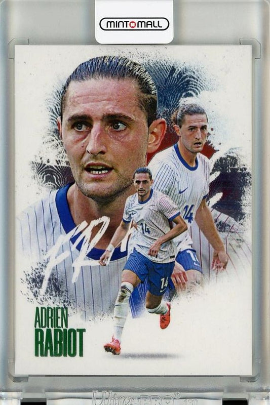 2024 Futera FX Series 2 Adrien Rabiot Midfielders Emerald collectible football card FXB10004/22