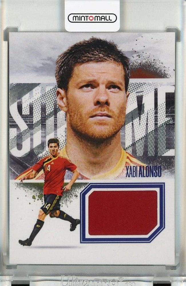 2024 Futera FX Series 2 Xabi Alonso Supreme Sapphire trading card with serial number SP0205/05