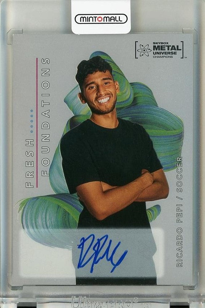 2022 Upper Deck Skybox Metal Universe Champions Ricardo Pepi Autograph card serial #FF37070/125 with autograph