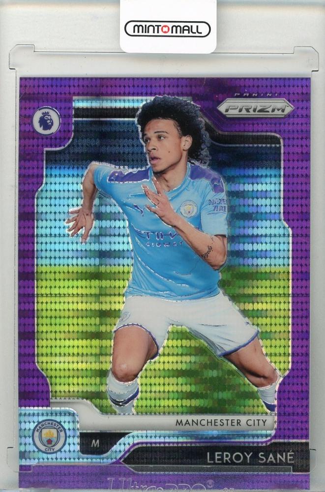 2019-20 PANINI Prizm English Premier League Leroy Sane Breakaway Prizms Violet #16327/75 Manchester City card