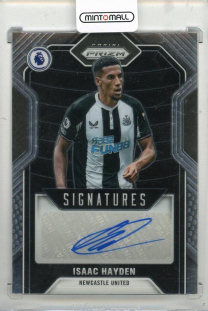 2021-22 PANINI Prizm English Premier League Isaac Hayden Signatures card number 28 Newcastle United