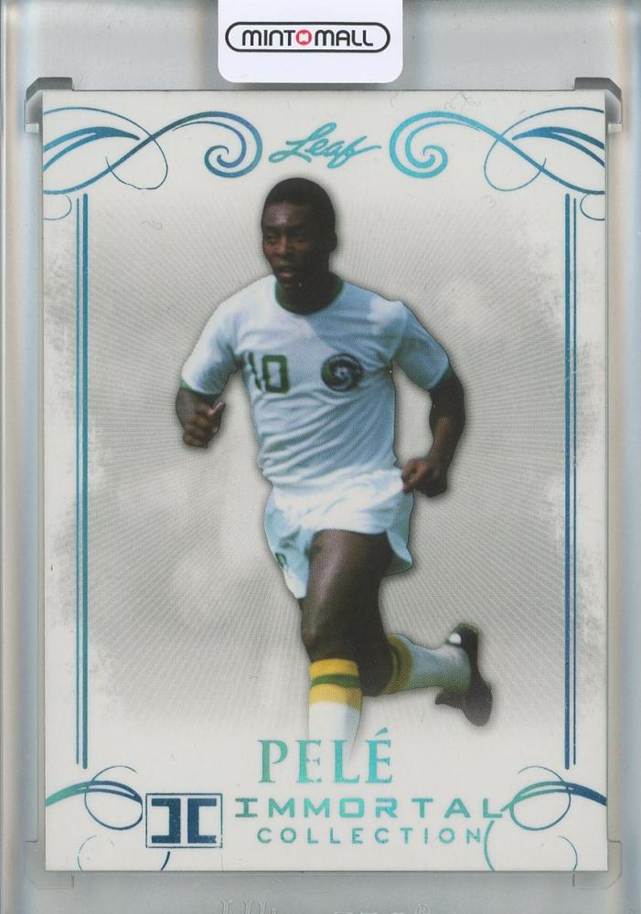 2016 Leaf IMMORTAL COLLECTION Pele Brazil trading card graded PSA9 in mint condition