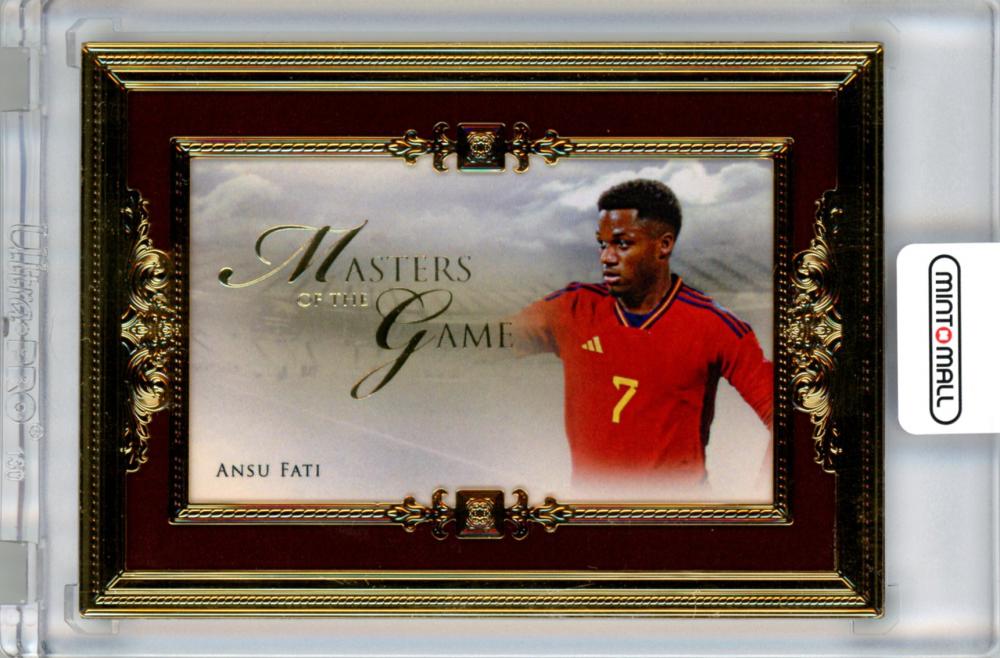 2023 Futera Unique Ansu Fati Masters of the Game 712 collectible trading card