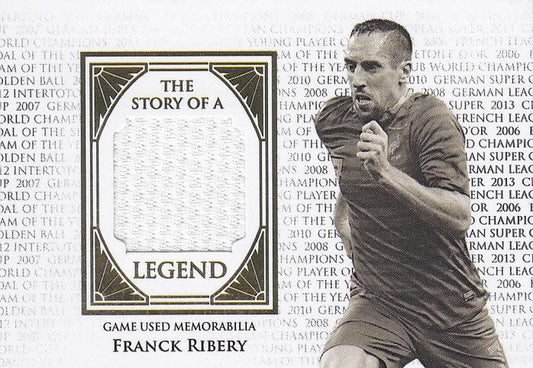 2018 Futera Unique World Football Soccer Franck Ribery trading card from France serial 15 of 39