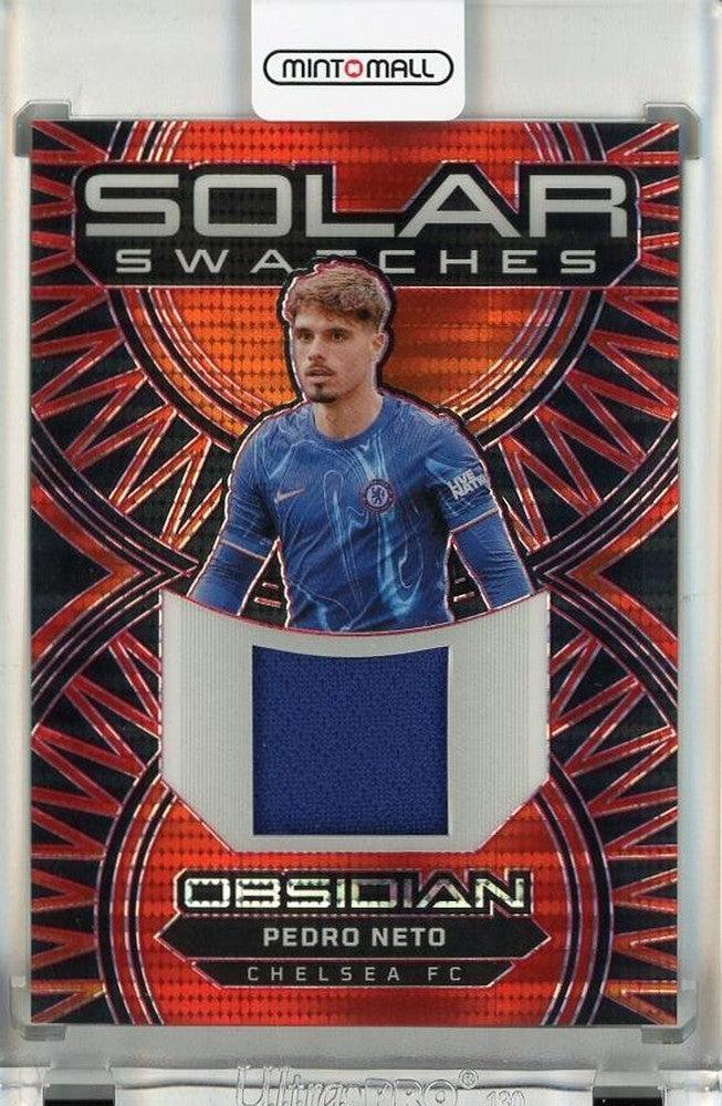 2024-25 Panini Obsidian Pedro Neto Solar Swatches Electric Etch Red Pulsar trading card #2529/49