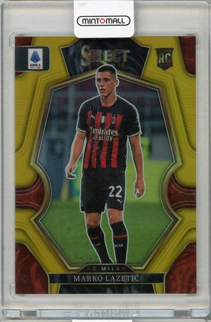2022-2023 PANINI SELECT Marko Lazetic trading card numbered 10301/10 featuring AC Milan