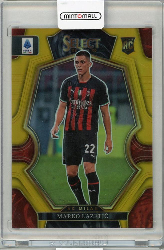2022-2023 PANINI SELECT Marko Lazetic trading card numbered 10301/10 featuring AC Milan
