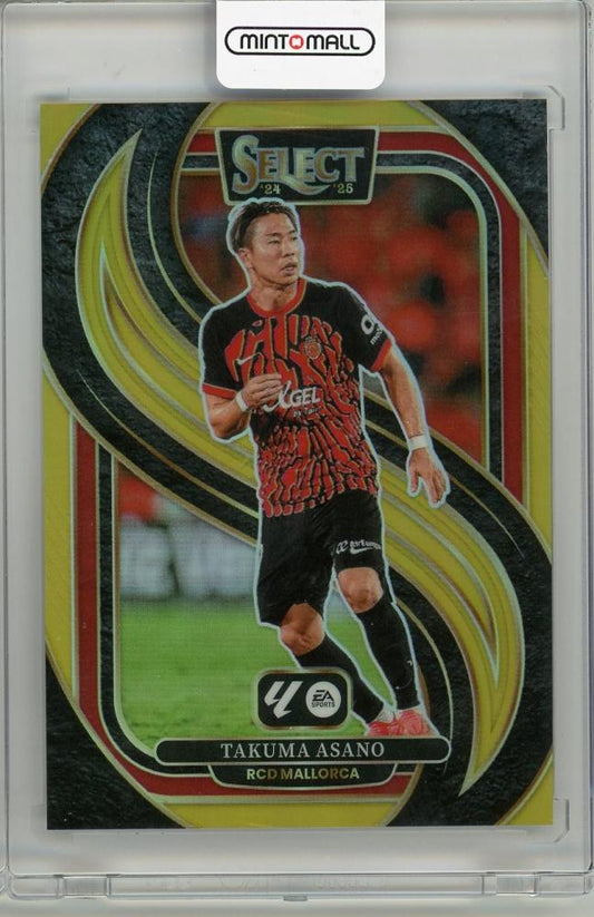 2024-2025 PANINI SELECT Takuma Asano trading card serial #10701/10 from RCD Mallorca