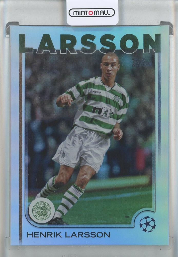 2024-25 Topps UEFA Club Competitions trading card of Henrik Larsson Short Print Variation #85 Celtic FC