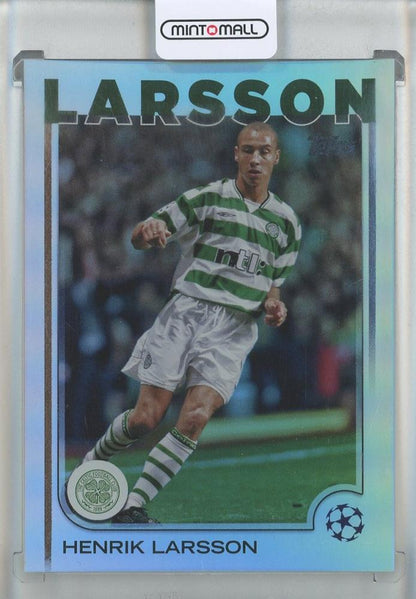 2024-25 Topps UEFA Club Competitions trading card of Henrik Larsson Short Print Variation #85 Celtic FC