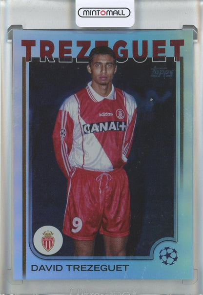 2024-25 Topps UEFA Club Competitions soccer card featuring David Trezeguet Short Print Variation #85 AS Monaco
