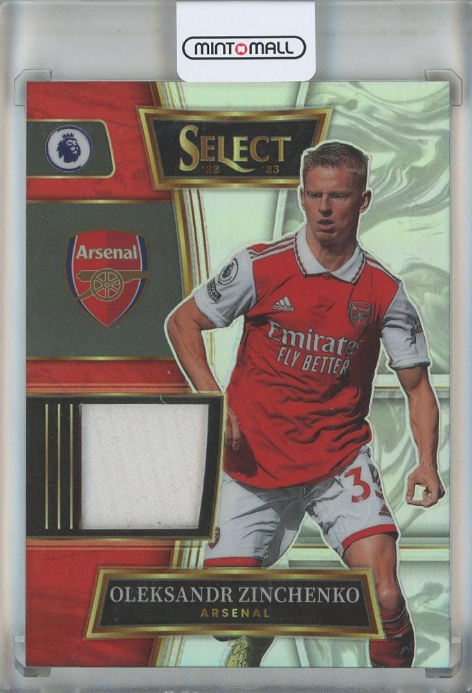 2022-23 Panini Select Premier League Oleksandr Zinchenko Jumbo Swatches card #SW-OZ Arsenal