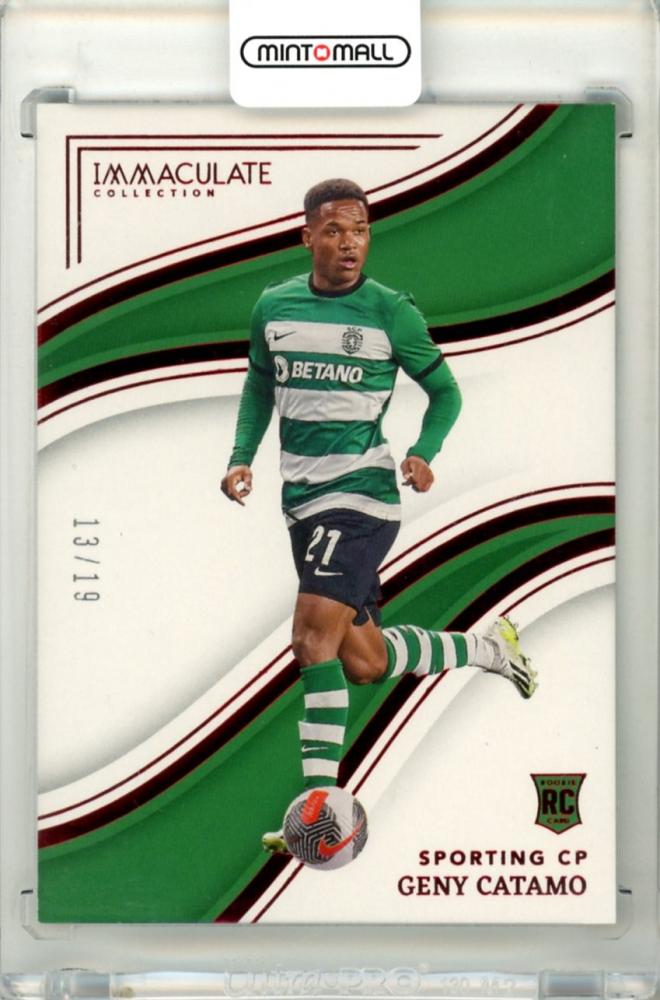 2023-24 Panini Immaculate Geny Catamo #88 Base Ruby Parallel numbered 13 of 19 from Sporting CP