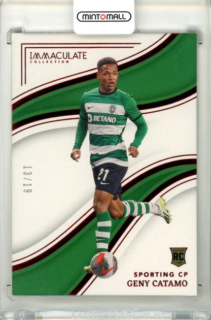 2023-24 Panini Immaculate Geny Catamo #88 Base Ruby Parallel numbered 13 of 19 from Sporting CP