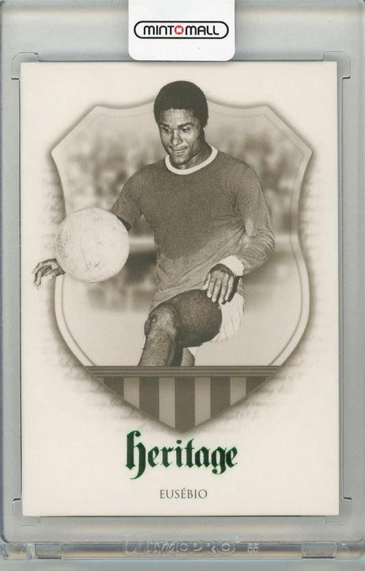 2023 futera UNIQUE Eusebio trading card HG10502/24 from Portugal in new, unused condition