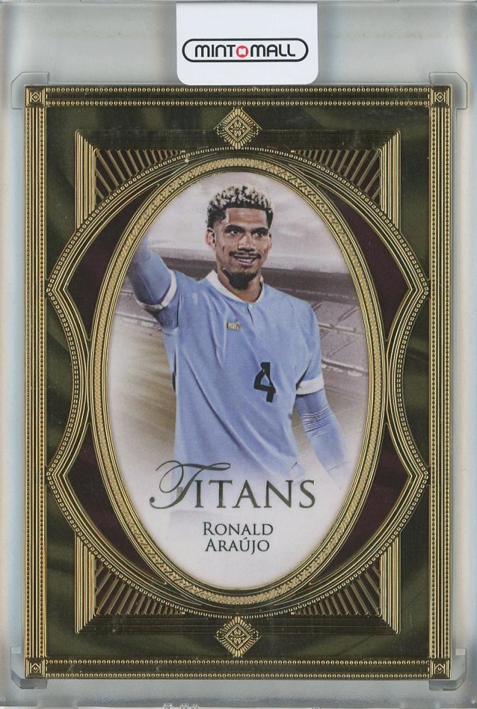 2025 FUTERA UNIQUE WORLD FOOTBALL EDITION 21 Ronald Araujo Titans trading card model #TTG0202/08