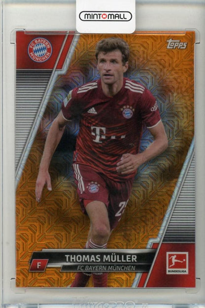 2022 TOPPS Bundesliga Japan Edition trading card of Thomas Muller #8508/25 from FC Bayern München