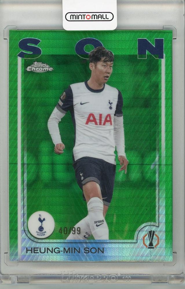 2025 TOPPS Chrome Uefa Club Competition Heung-Min Son trading card #6840/99 Tottenham Hotspur