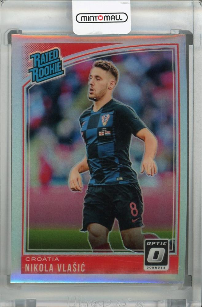 2018-19 Donruss Croatia Nikola Vlasic Base Rated Rookie Optic Holo parallel trading card