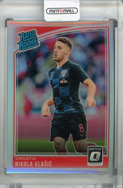 2018-19 Donruss Croatia Nikola Vlasic Base Rated Rookie Optic Holo parallel trading card