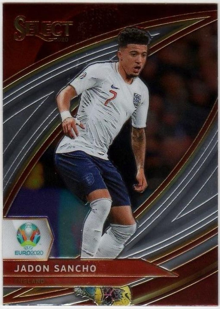 2020 Panini Select UEFA EURO Soccer trading card of Jadon Sancho No.181 by Panini