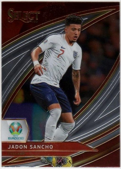 2020 Panini Select UEFA EURO Soccer trading card of Jadon Sancho No.181 by Panini