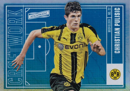 2016-17 Panini Aficionado Christian Pulisic Borussia Dortmund Craftwork trading card
