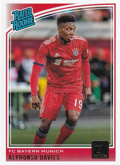 2018-19 Panini Donruss Alphonso Davies FC Bayern Munich Base trading card