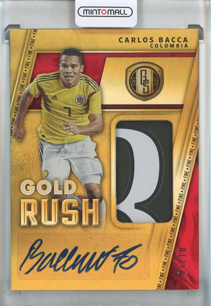 2019-20 Panini Gold Standard Carlos Bacca Gold Rush Auto trading card serial #01 of 10