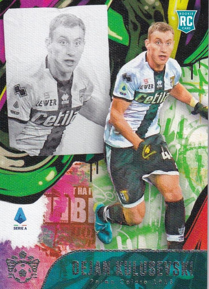 2019-20 Panini Chronicles Parma Calcio 1913 Dejan Kulusevski Pitch Kings Rookies II trading card